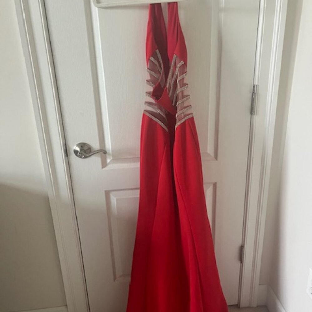 Terani Couture Red Formal Gown